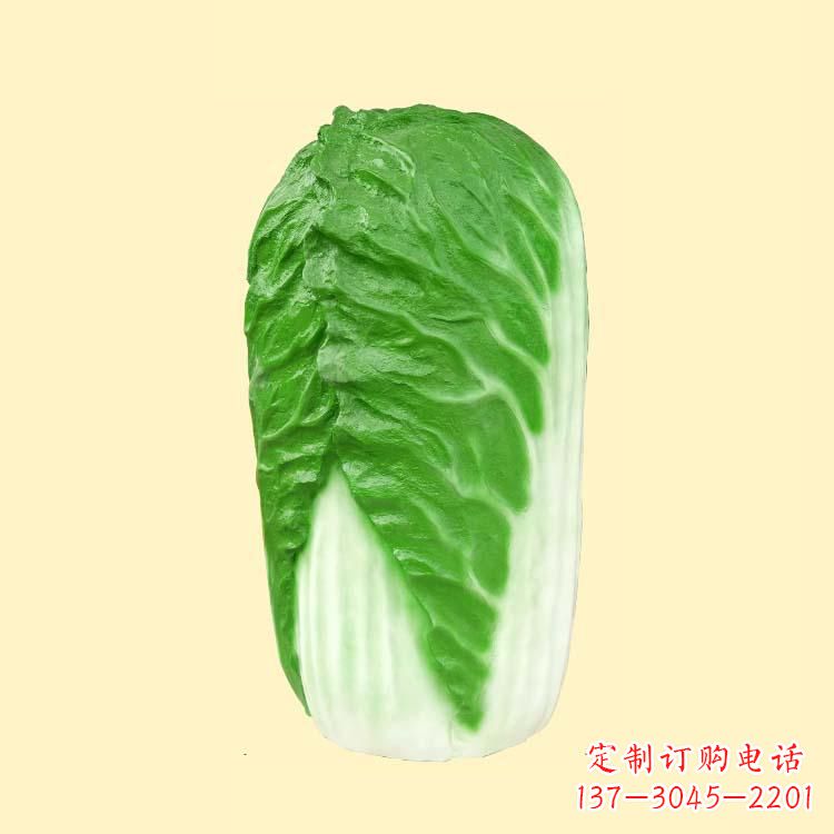 三明玻璃钢大白菜雕塑