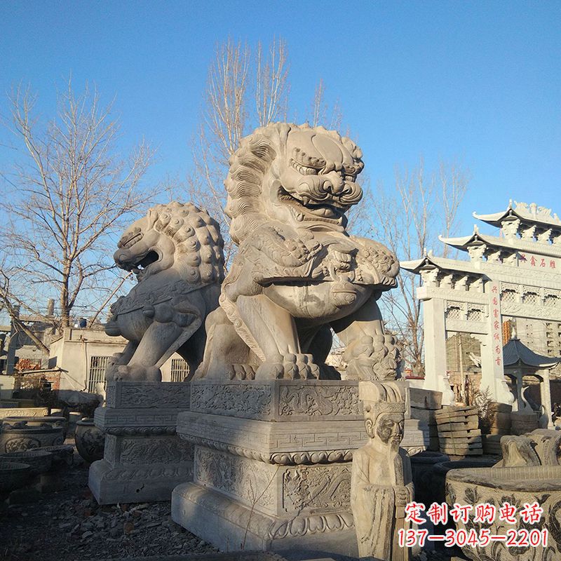 三明新室内装饰狮子雕塑