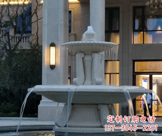 三明别墅景观小区喷泉石雕