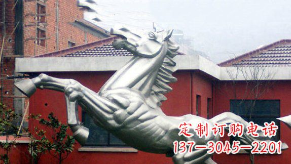 三明不锈钢奔马雕塑展现力量与美感