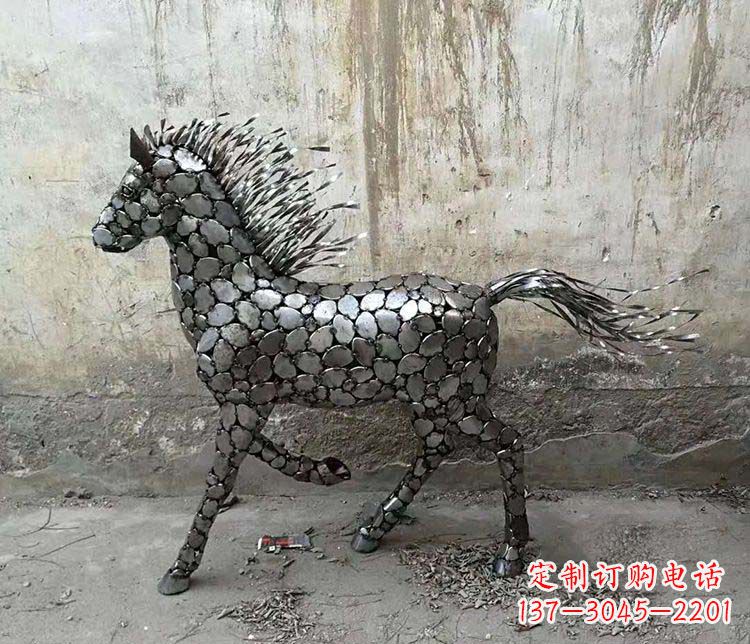三明不锈钢奔马雕塑艺术与自由的象征