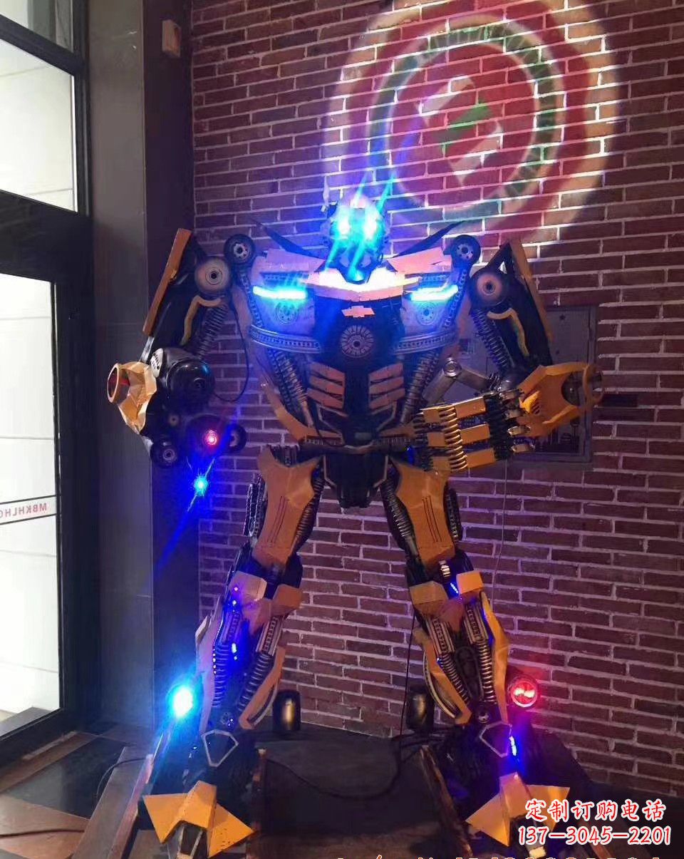 三明不锈钢变形金刚雕塑经典改造