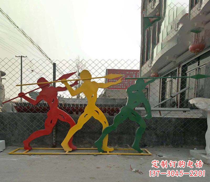 三明不锈钢标枪雕塑一种新兴的艺术形式