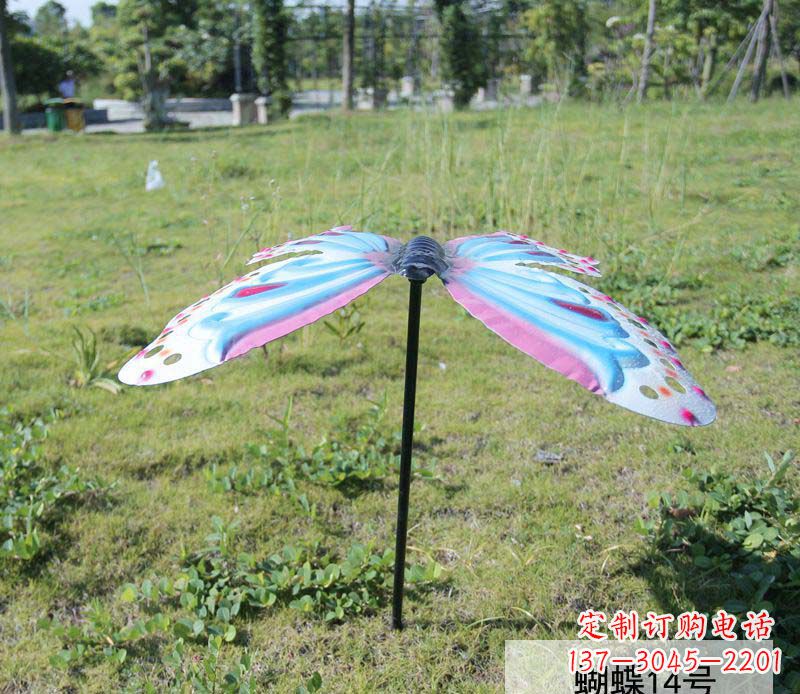 三明不锈钢彩色蝴蝶雕塑艺术之美