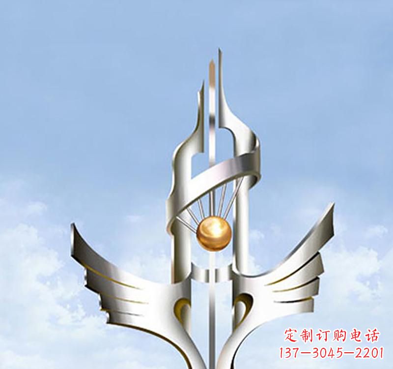 三明以不锈钢为材料的翅膀雕塑