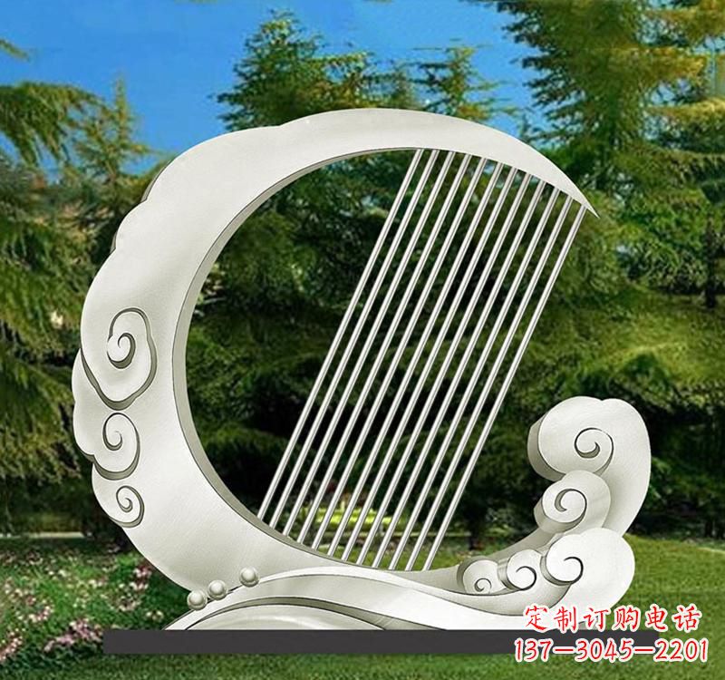 三明精美的不锈钢月亮雕塑