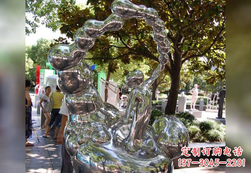 三明精美不锈钢儿童雕塑