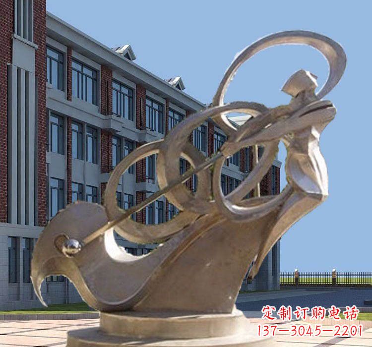 三明不锈钢制作的高尔夫球雕塑
