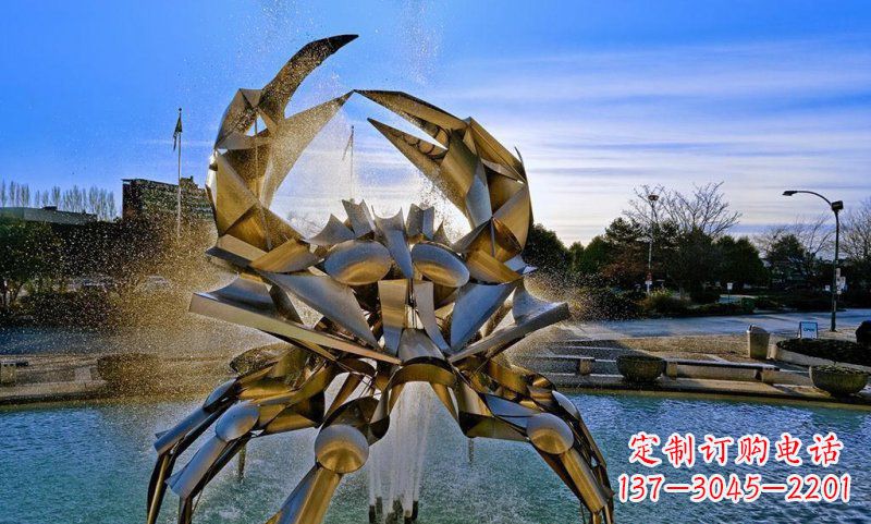三明精美不锈钢螃蟹雕塑