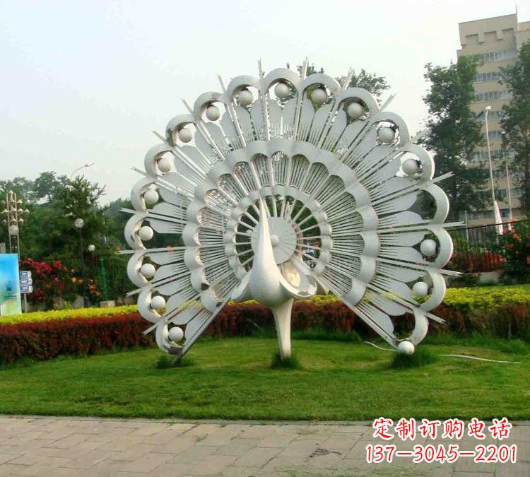 三明不锈钢孔雀雕塑