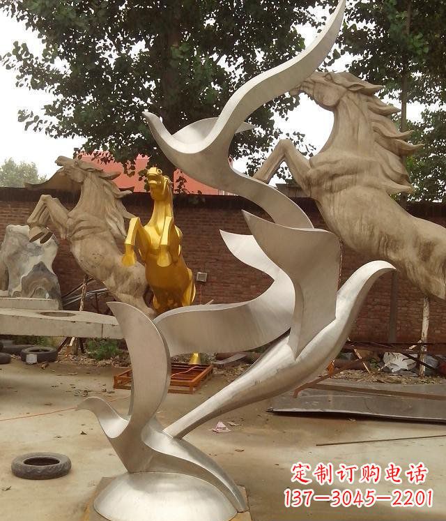 三明精美不锈钢鸽子雕塑