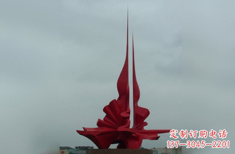 三明精美不锈钢火炬雕塑