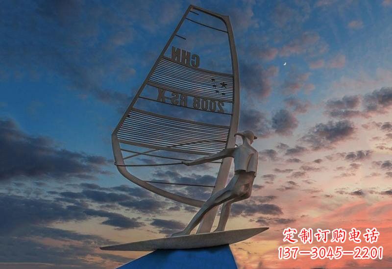 三明不锈钢帆船雕塑——象征着美丽的梦想