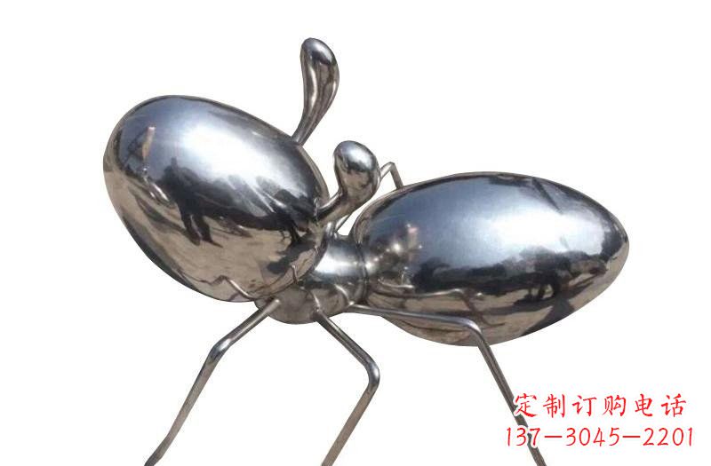 三明不锈钢抽象蚂蚁雕塑