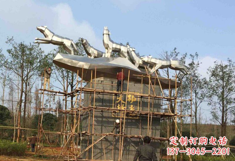 三明不锈钢动物雕塑