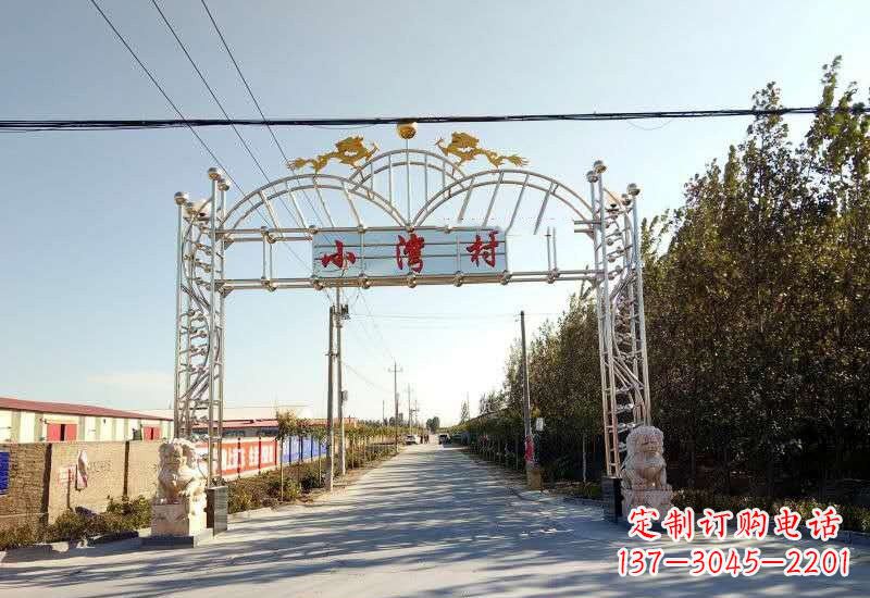 三明不锈钢牌坊雕塑让美丽的传统永存