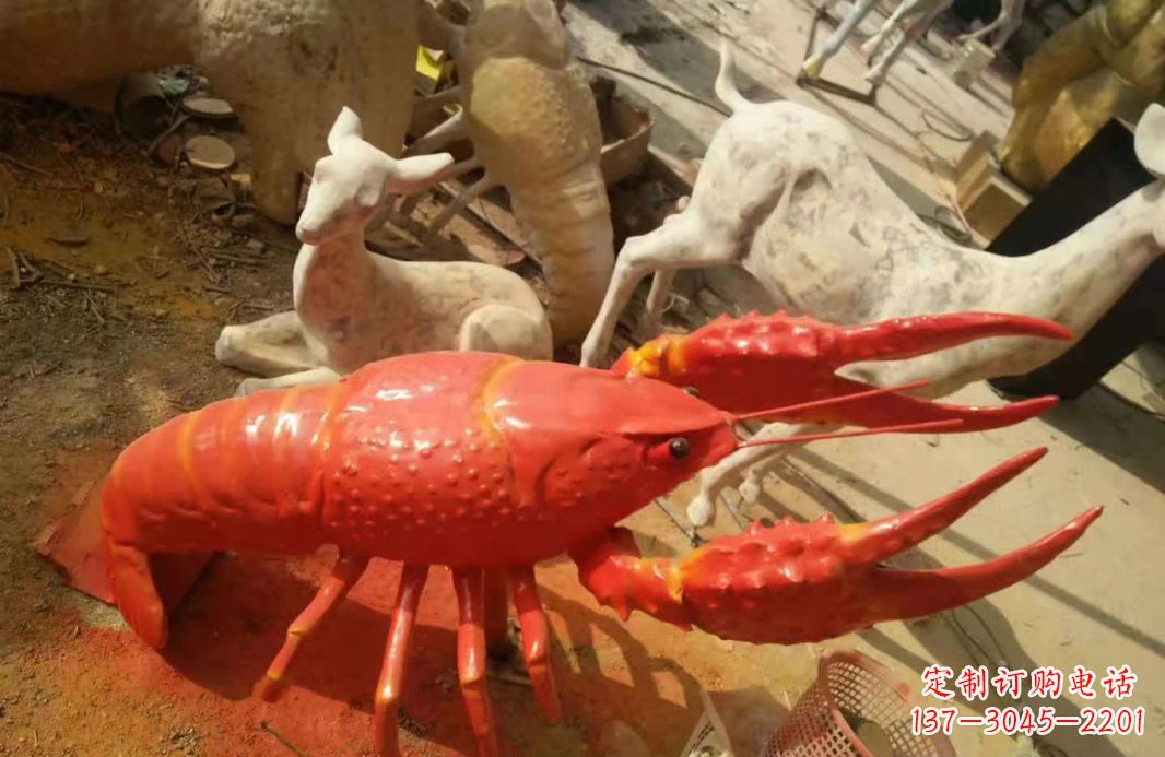 三明不锈钢大龙虾雕塑象征着力量与美丽