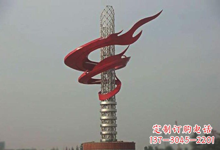 三明不锈钢大型火炬雕塑