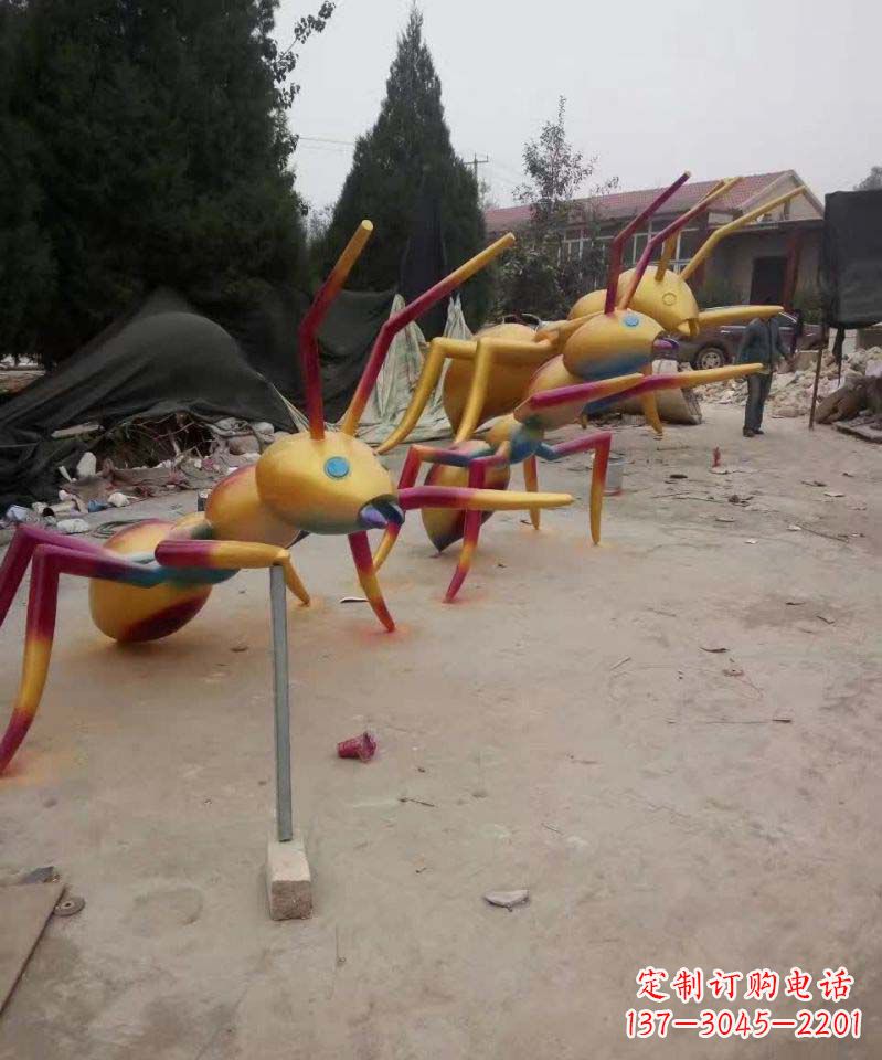 三明精美的不锈钢蚂蚁雕塑
