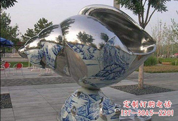 三明不锈钢海螺雕塑艺术的精美结晶