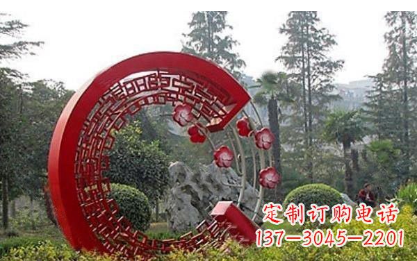 三明不锈钢公园圆环雕塑——精美的艺术瑰宝