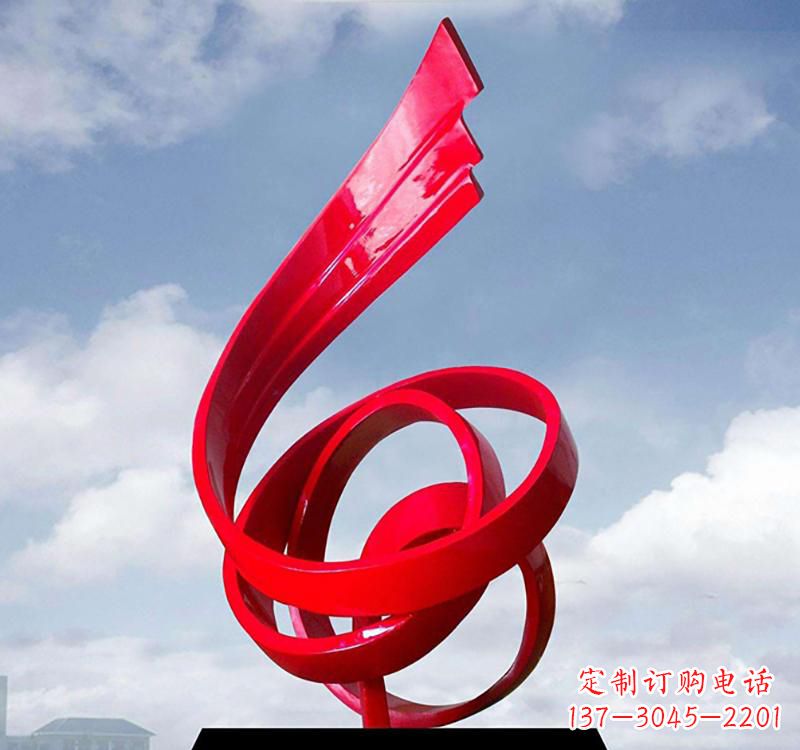 三明美丽的飘带雕塑——城市的精灵