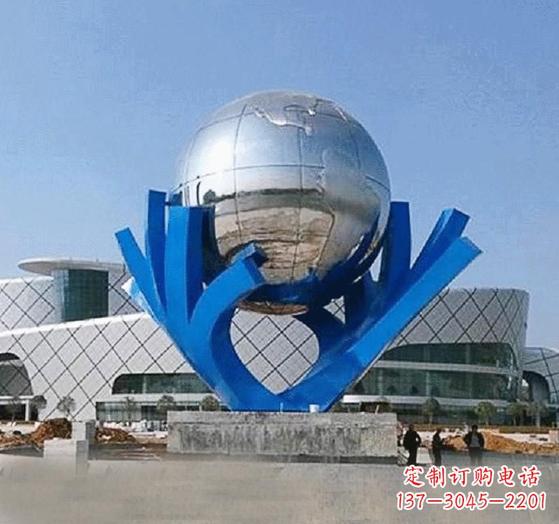 三明不锈钢地球雕塑缔造绿色家园