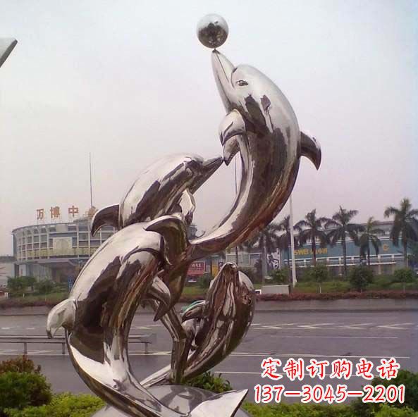 三明不锈钢海豚雕塑艺术之美