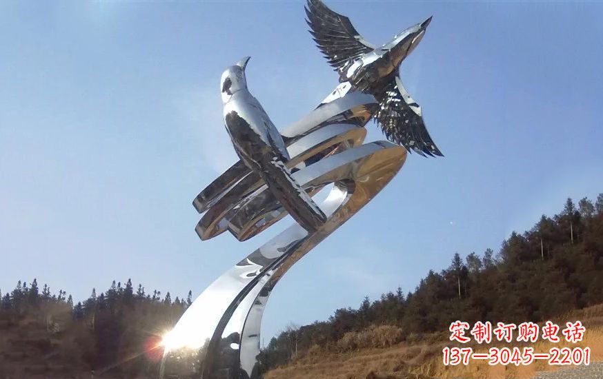 三明不锈钢动物雕塑——美化城市环境