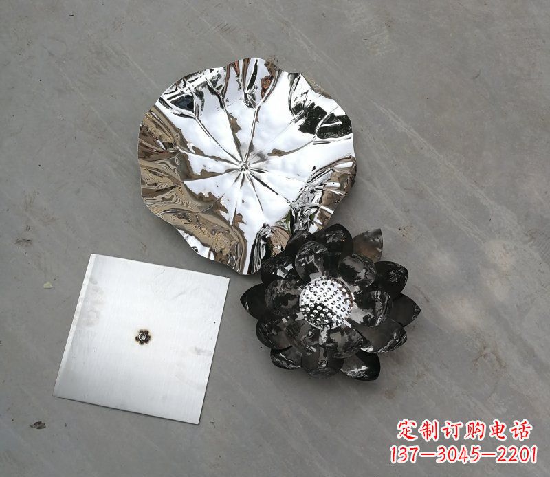 三明不锈钢荷叶雕塑传承传统文化