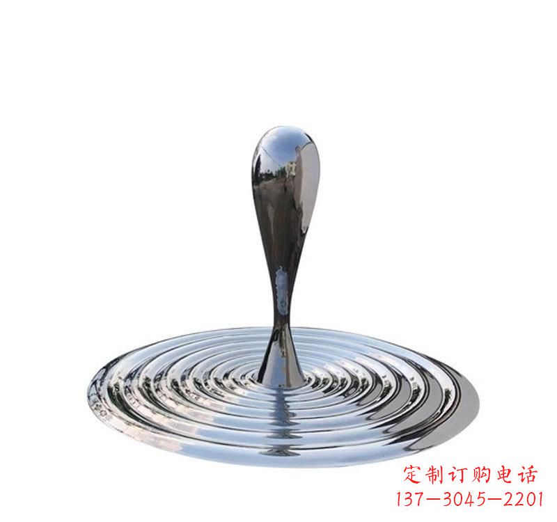 三明不锈钢景区水滴雕塑精美绝伦