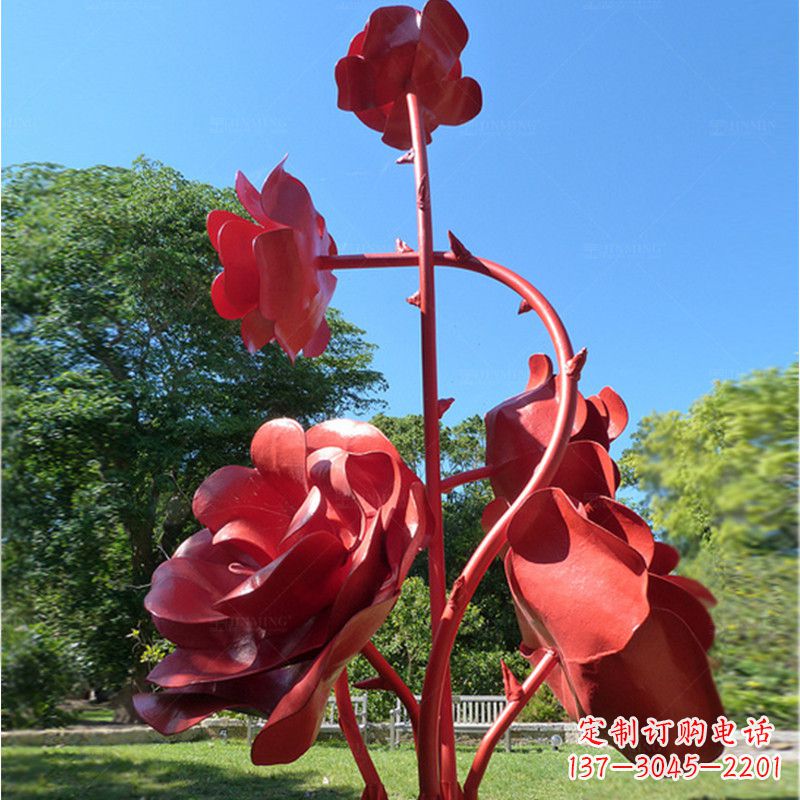 三明玫瑰雕塑艺术的精美表达