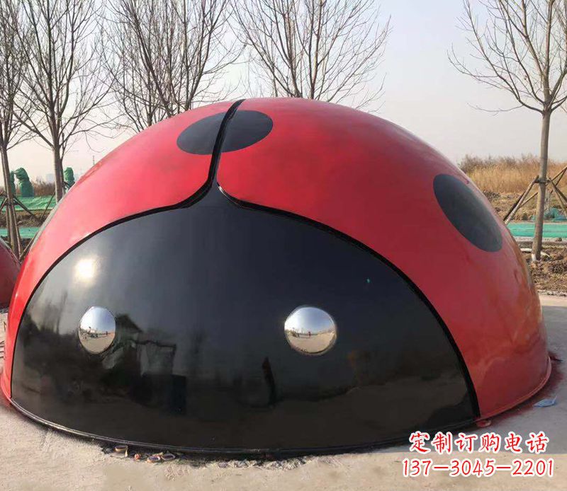 三明不锈钢瓢虫雕塑精致的艺术之美