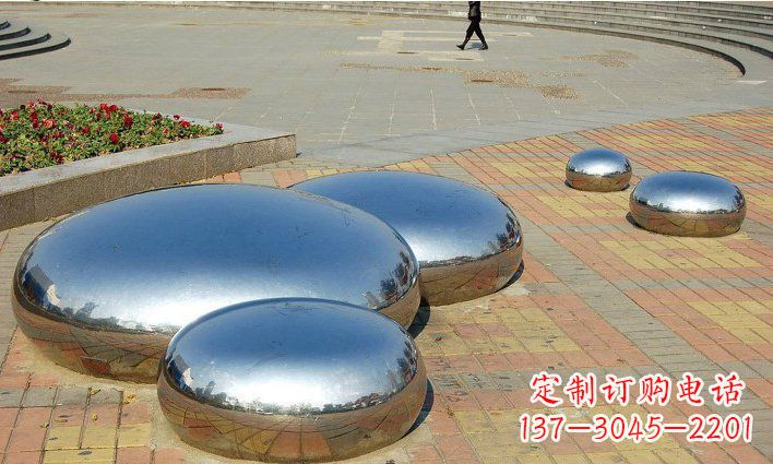 三明不锈钢水滴雕塑艺术与美的完美结合