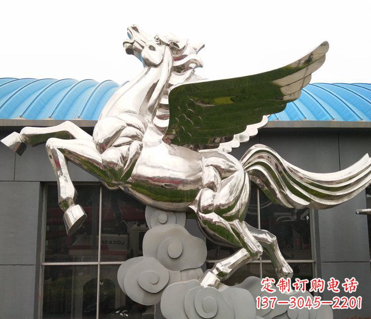 三明不锈钢踏云飞马——给城市带来动感与灵气