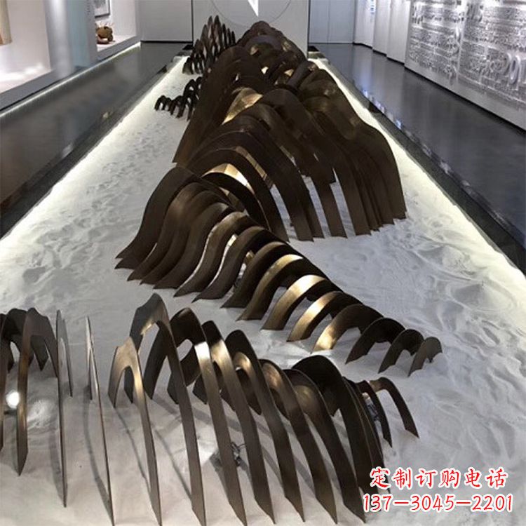 三明不锈钢铁艺假山雕塑让自然风景回归