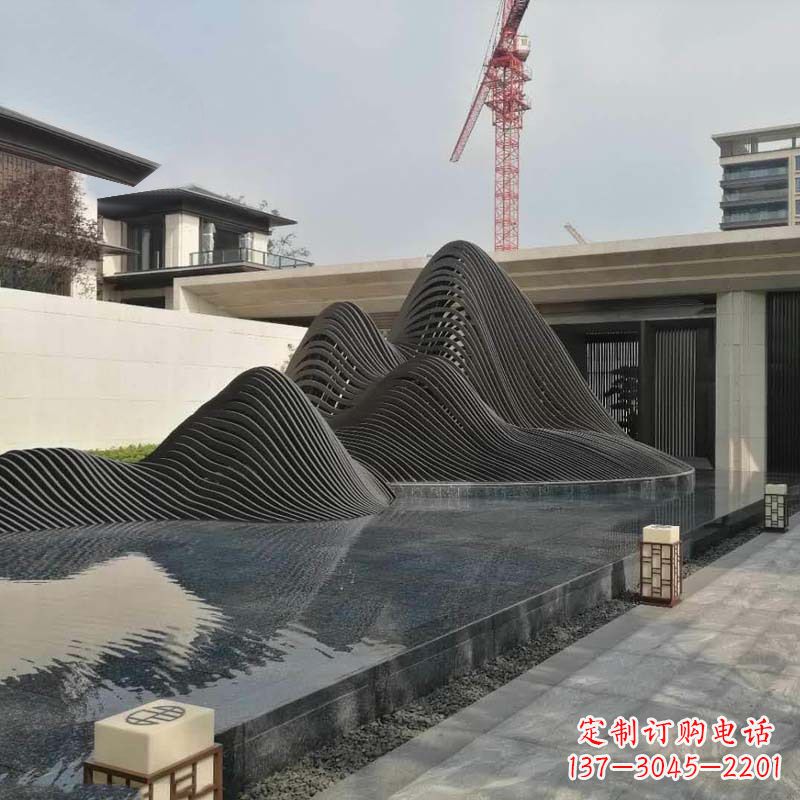 三明不锈钢铁艺假山艺术性的美化