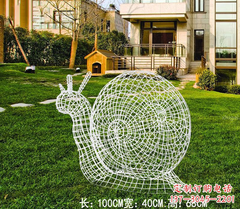 三明不锈钢蜗牛雕塑进化的象征