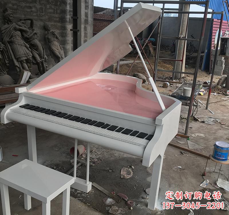 三明不锈钢校园钢琴雕塑发出音乐的艺术