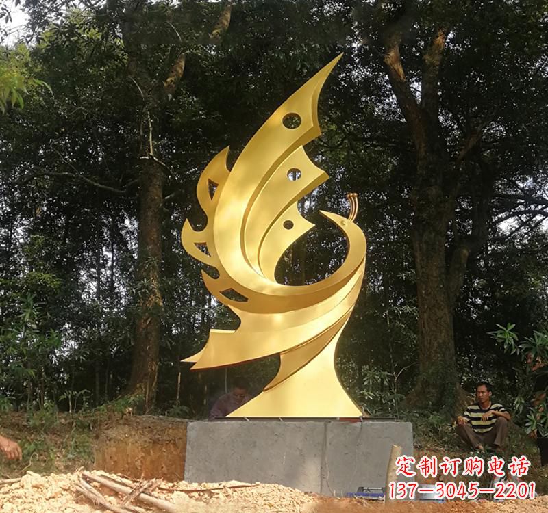 三明不锈钢凤凰雕塑——彰显传统文化之美