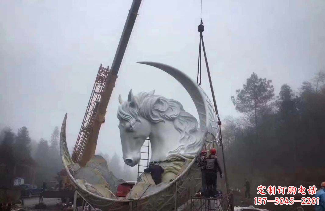 三明不锈钢月亮雕塑