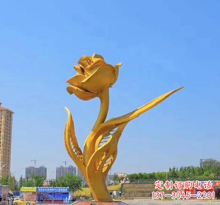 三明精美不锈钢紫荆花雕塑