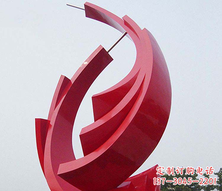 三明不锈钢帆船雕塑象征着永恒的美丽