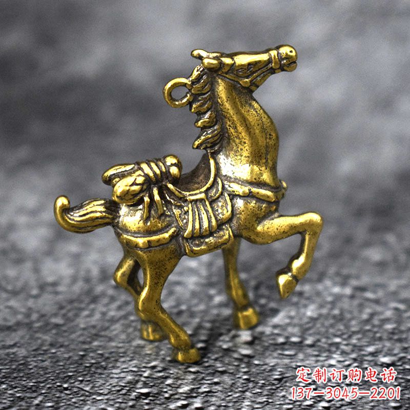 三明铜铸马儿雕塑艺术精品