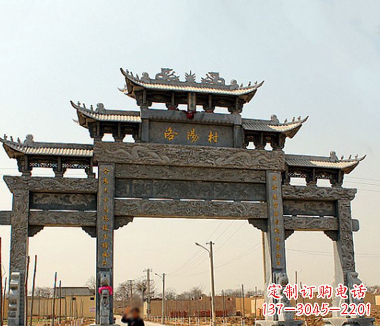 三明牌坊雕塑——缅怀中国传统文化