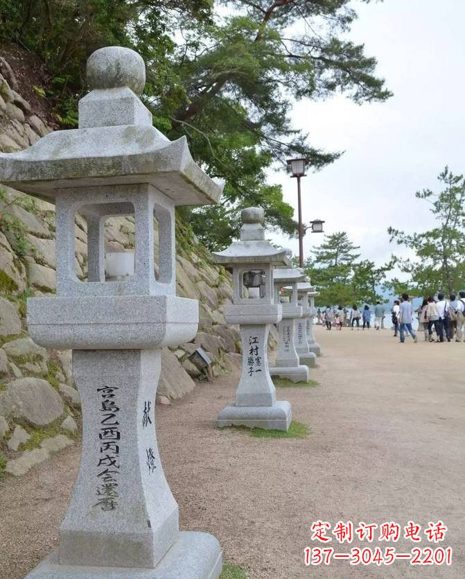 三明精美古典大理石宫灯雕塑