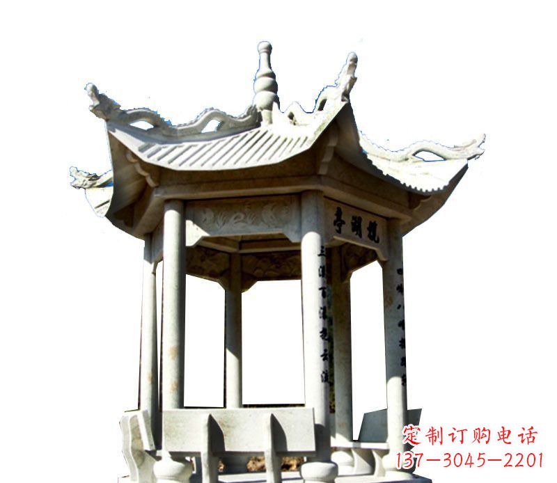 三明大理石凉亭石雕，历史韵味浓郁