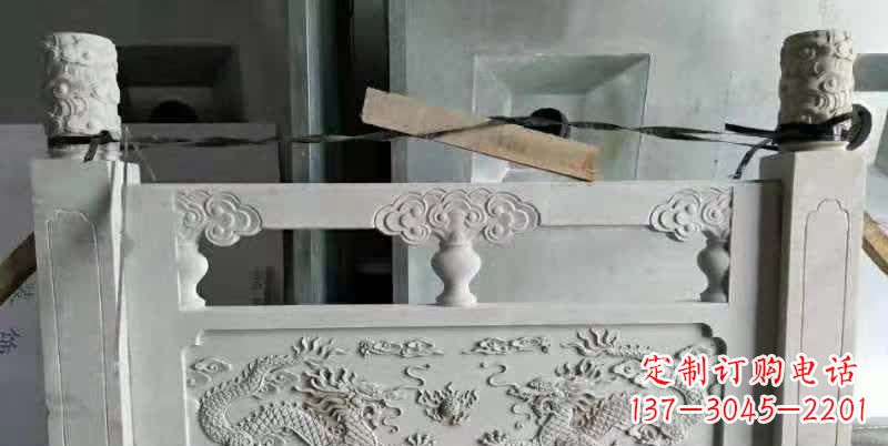 三明大理石龙浮雕栏板雕塑