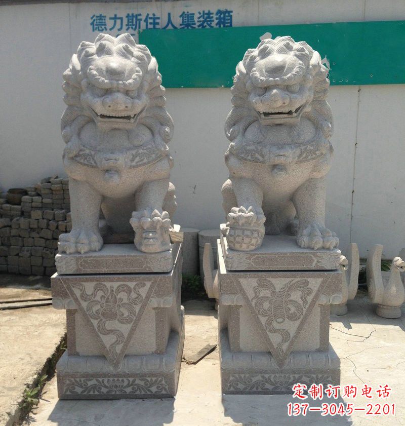 三明精致大理石狮子雕塑