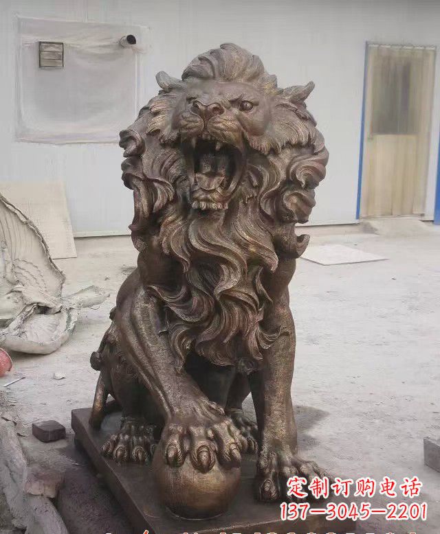三明大理石狮子雕塑,演绎优雅狮子魅力